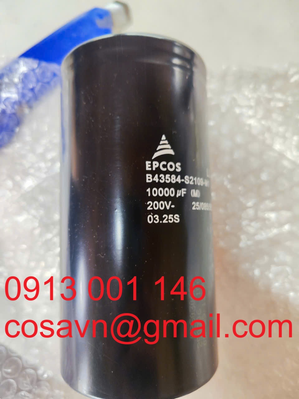 Tụ điện nhôm điện phân EPCOS (TDK) dòng B43584 B43584-S2109-M